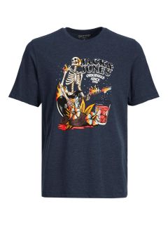 Jack & Jones  - Beachbone Skull T-Shirt Navy (1)