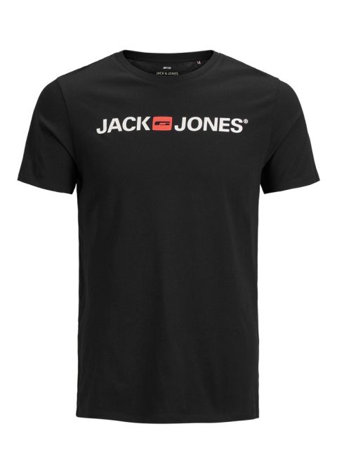 Jack & Jones - Corp logo Print T-Shirt Sort billede 1