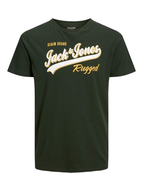 Jack & Jones - Logo Print T-Shirt Rugged Mountain View billede 1