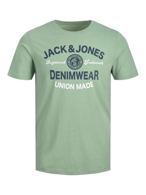 Jack & Jones - Denim Wear T-Shirt Granite Grøn billede 1