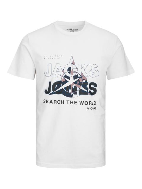 Jack & Jones - Hunt T-Shirt Hvid billede 1