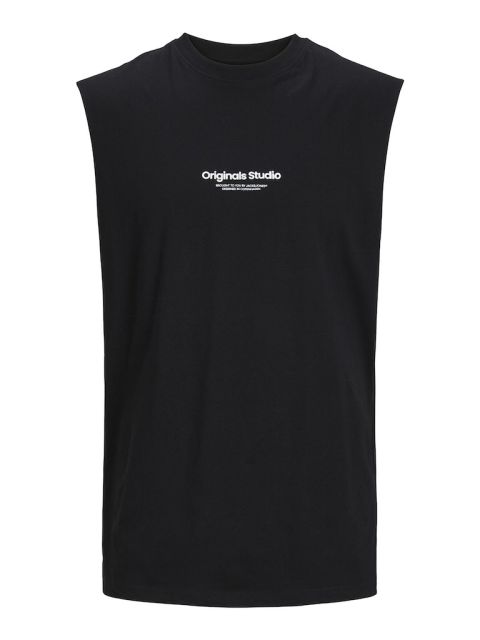 Jack & Jones - Vesterbro Ærmeløs T-Shirt - Sort billede 1