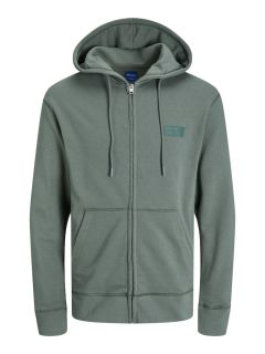 Jack & Jones - Faded Zip Hættetrøje - Laurel Wreath (1)