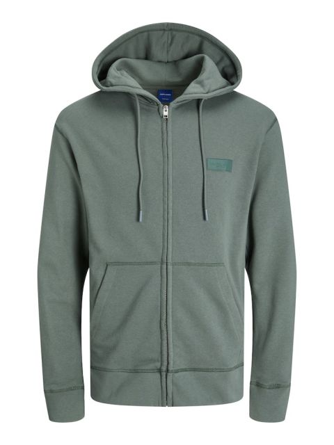 Jack & Jones - Faded Zip Hættetrøje - Laurel Wreath billede 1