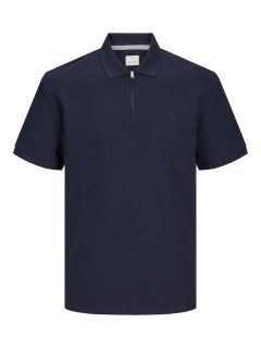 Jack & Jones - Johnny Half Zip Polo - Night Sky (1)