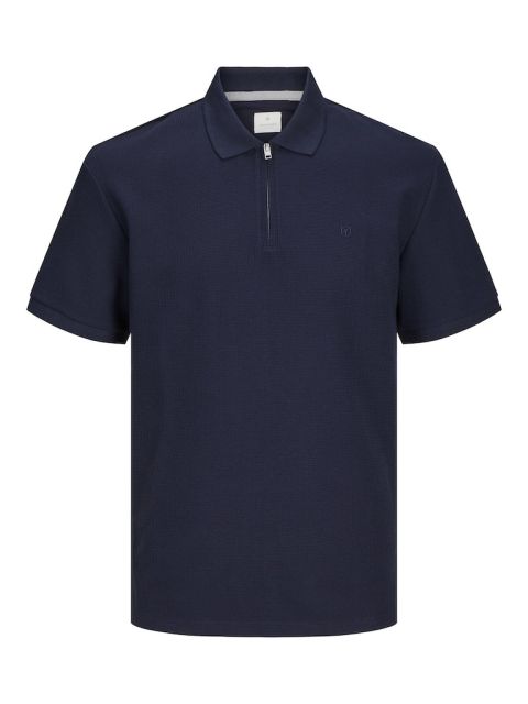 Jack & Jones - Johnny Half Zip Polo - Night Sky billede 1