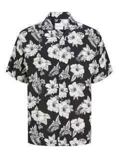 Jack & Jones - Guru Monochrome A.O.P. Skjorte - Sort (1)