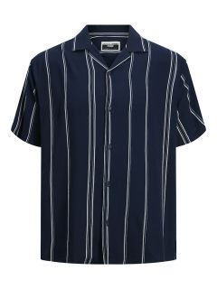 Jack & Jones - Jeff A.O.P. Resort Stripe Skjorte (1)