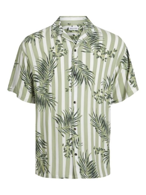 Jack & Jones - Jeff Resort A.O.P. Skjorte - Oil Green billede 1