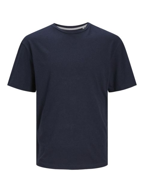Jack & Jones - Soft Linen Blend T-Shirt - Night Sky billede 1