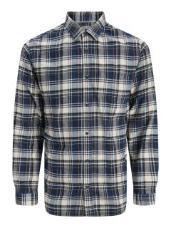 Jack & Jones - James Flannel Skjorte - Navy (1)