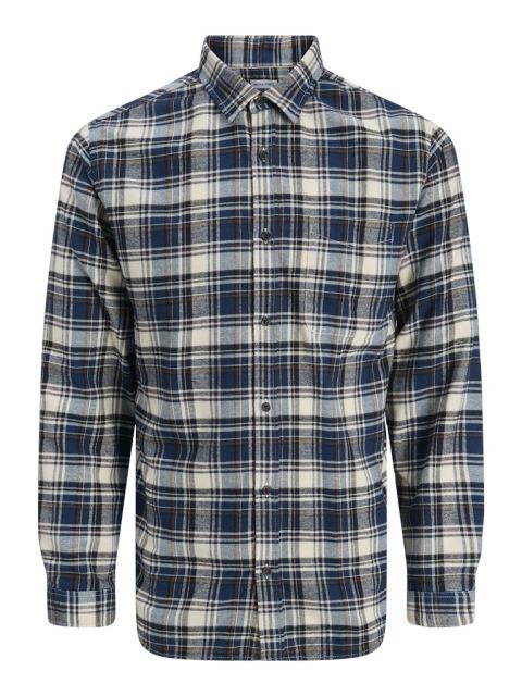Jack & Jones - James Flannel Skjorte - Navy billede 1