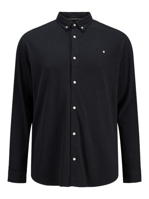 Jack & Jones - Blake Pique Skjorte - Sort billede 1