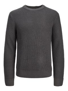 Jack & Jones - Global Strik Trøje - Asphalt (1)
