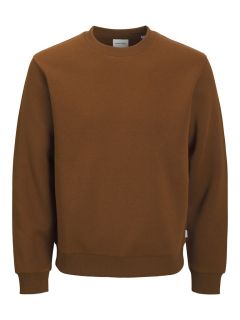 Jack & Jones - Bradley Crew Neck Sweatshirt - Monks Robe (Brun) (1)