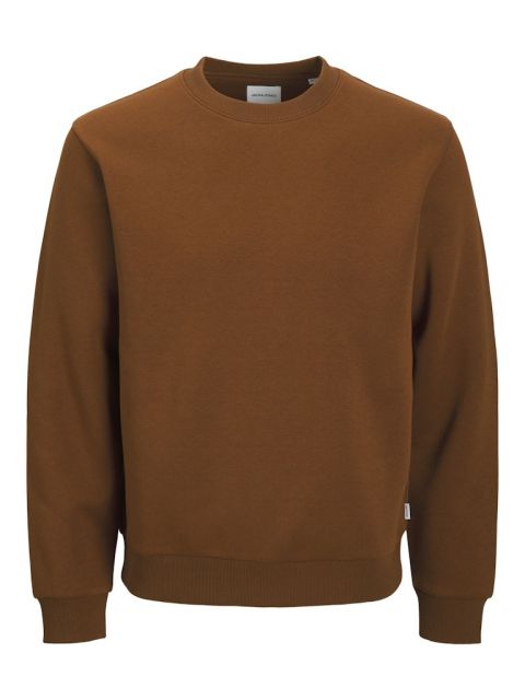 Jack & Jones - Bradley Crew Neck Sweatshirt - Monks Robe (Brun) billede 1