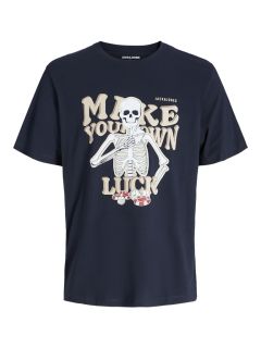 Jack & Jones - Make Your Own Luck Skull T-Shirt (1)