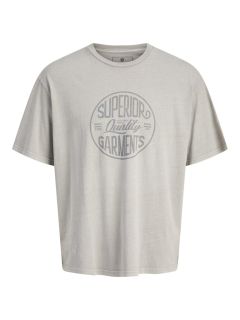 Jack & Jones - Alfred T-Shirt - Stone Gray (1)