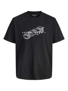 Jack & Jones - Fusion Big Branding T-Shirt - Sort (1)