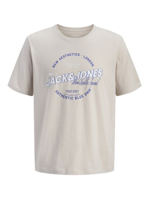 Jack & Jones - Logo Print T-Shirt - Moonbeam billede 1