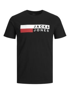 Jack & Jones - Corp Logo T-Shirt - Sort (1)