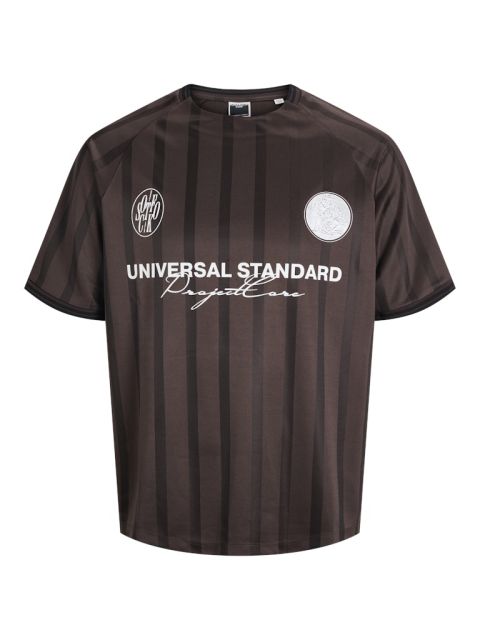 Jack & Jones - Retro Football T-Shirt - Seal Brown billede 1