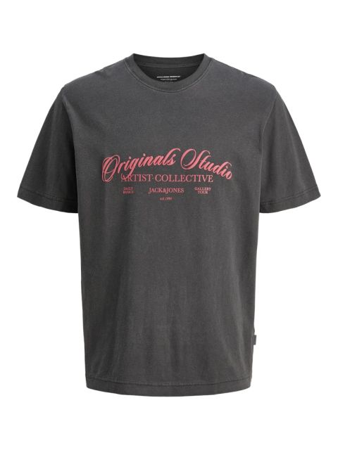 Jack & Jones - Wood Wash T-Shirt - Black billede 1