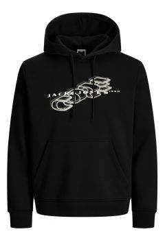 Jack & Jones - Fusion Hættetrøje Sort (1)