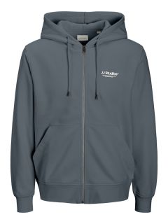 Jack & Jones - Soho Sweat Zip Hættetrøje - Stormy weather (1)