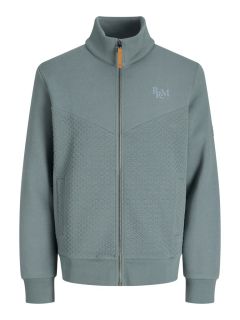 Jack & Jones - Frankie Sweat Zip Goblin Blue (1)