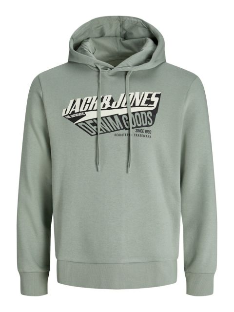 Jack & Jones - Logo Hættetrøje - Iceberg Green billede 1