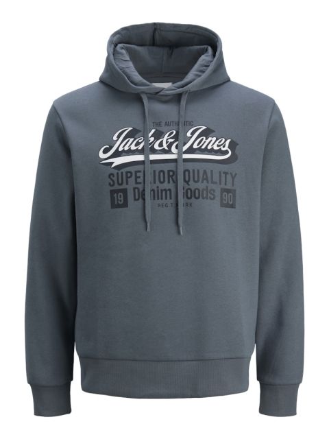 Jack & Jones - Logo Hættetrøje - Stormy Weather billede 1