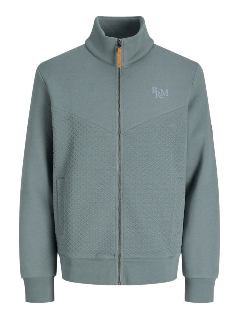 Jack & Jones - Frankie Sweat Zip Goblin Blue billede 1