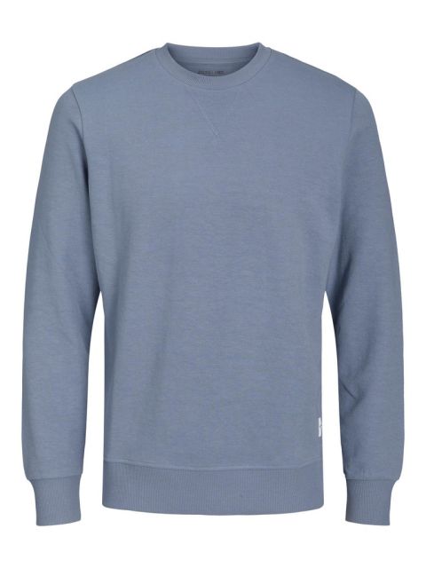 Jack & Jones - Basic Crew Neck Sweatshirt Støvet Blå billede 1