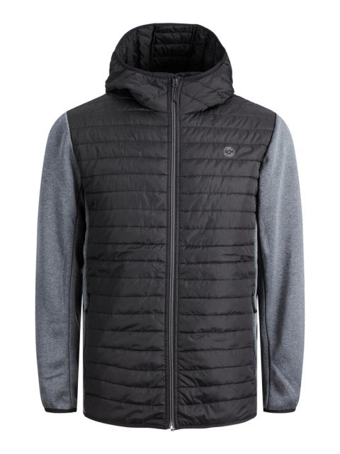 Jack & Jones - Multi Quilted Jakke 22 Sort/Grå billede 1