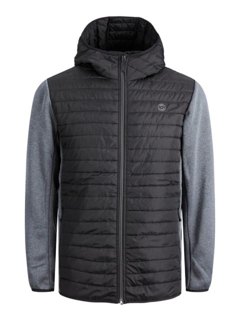 Jack & Jones - Multi Quilted Jakke 2022 Sort/Grå billede 1