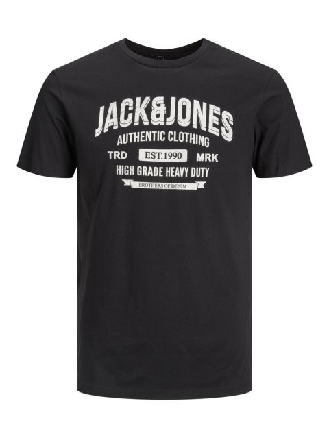 Jack & Jones - Jeans T-Shirt Sort billede 1