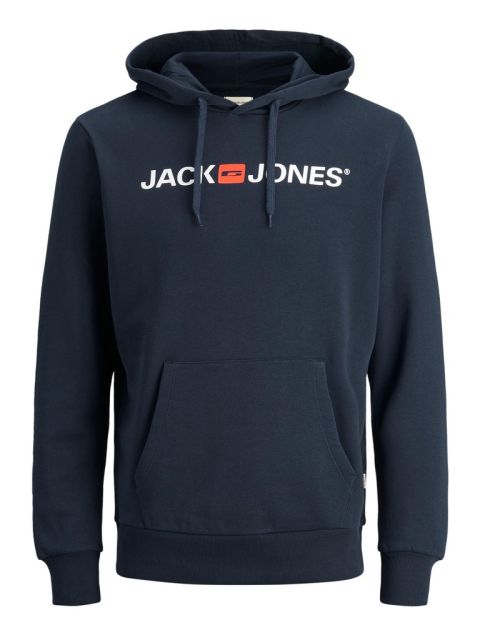 Jack & Jones - Corp Old Logo Hættetrøje Navy billede 1