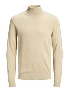 Jack & Jones - 2 Rullekrave Strik Oatmeal