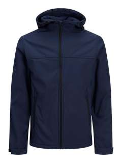 Jack & Jones - Marvin Hood Softshell Navy (1)