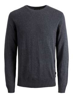 Jack & Jones - Emil Crew Neck Koksgrå (1)