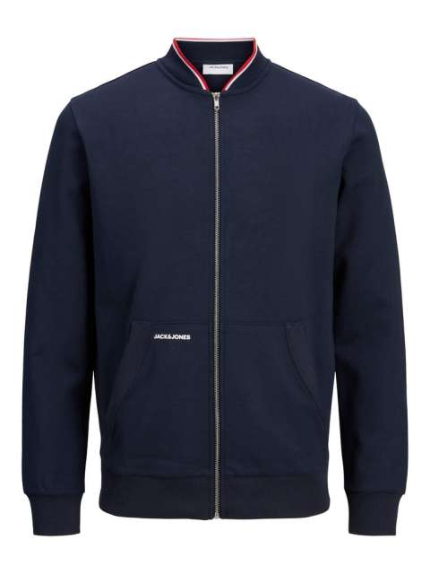 Jack & Jones - Aiden Sweatshirt Zip Navy billede 1