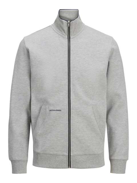 Jack & Jones - Aiden Sweatshirt Zip Lys Grå billede 1