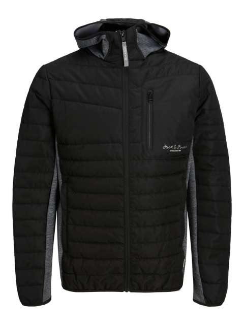 Jack & Jones - Berg Hybrid Jakke Sort/Navy billede 1