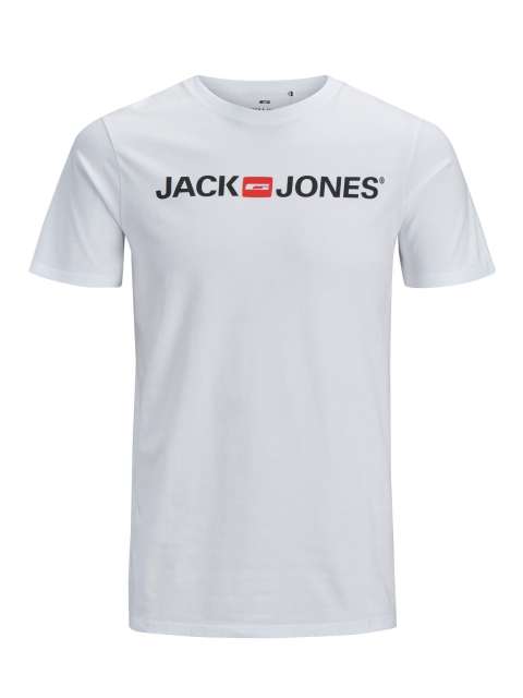 Jack & Jones - Corp logo Print T-Shirt Hvid billede 1