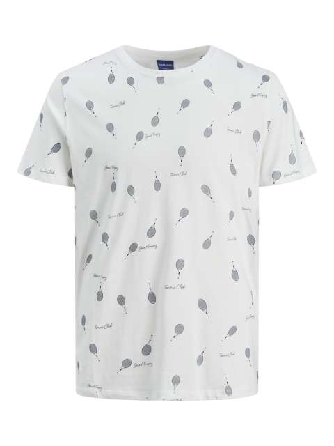 Jack & Jones - Positano A.O.P. T-Shirt Hvid billede 1