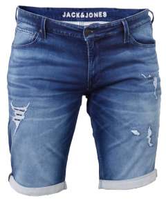 Jack & Jones - Rick Slidt Shorts med Repair (1)