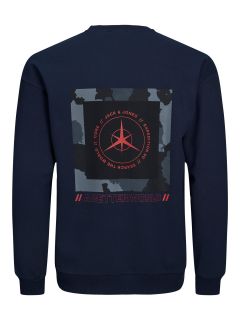 Jack & Jones - Filo Sweat Crew Navy (2)