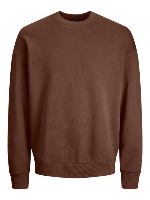 Jack & Jones - Blakam Ensfarvet Sweatshirt Brun billede 1