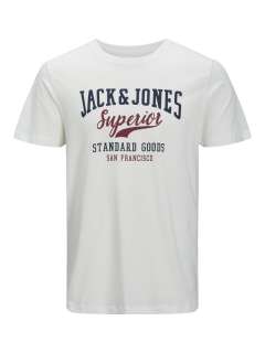 Jack & Jones - Logo Superior T-Shirt Hvid (1)
